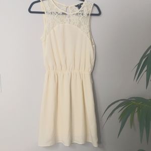 H&M dress, cream colour, size 8